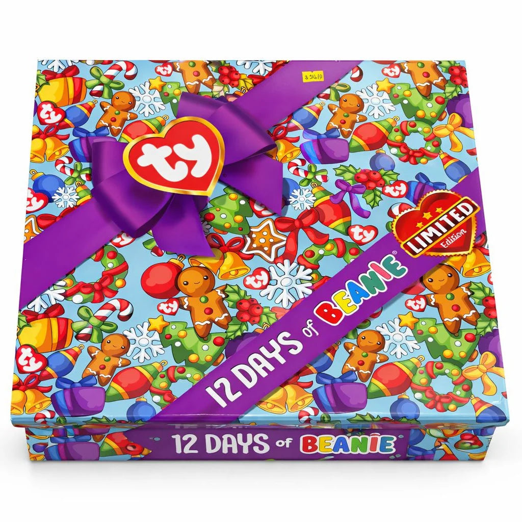 TY 12 Days of Beanie Plush Advent Calendar – Limited Edition Holiday Gift Set