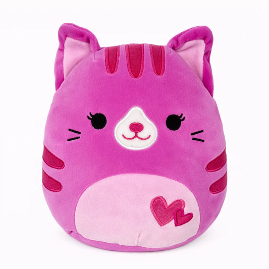 Squishmallows 8 Inch Harrell the Cat Valentine Plush Toy