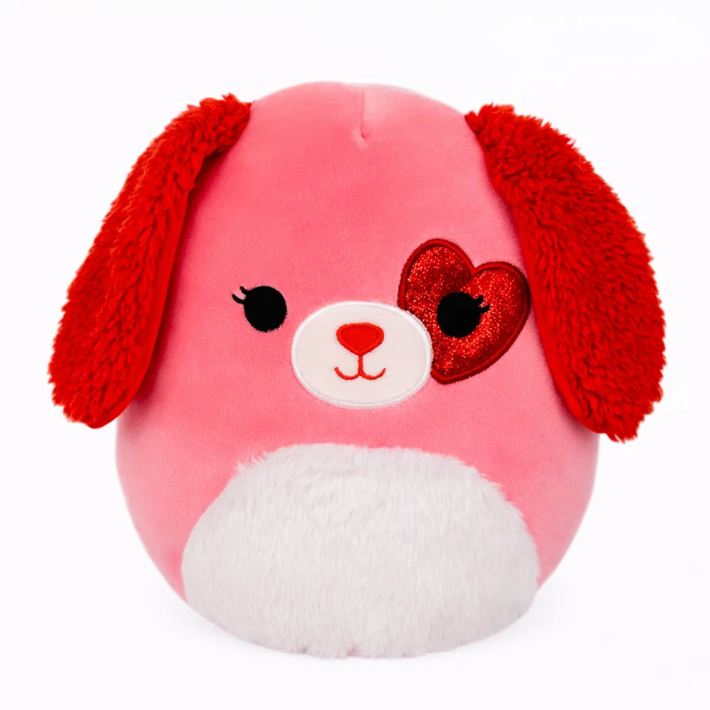 Squishmallows 12 Inch Trishelle the Dog Valentine Plush Toy