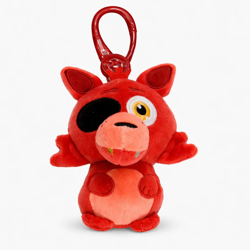 Five Nights at Freddy’s Foxy Clips Plush – Mini Character Plush Keychain