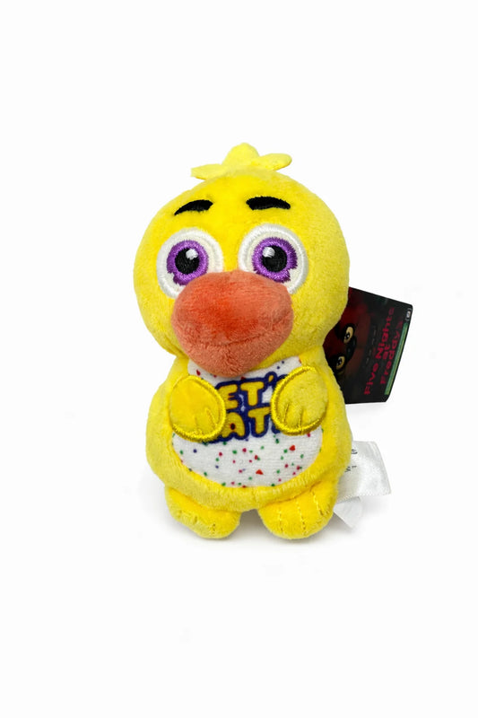 Five Nights at Freddy’s Chica 4-Inch Plush Toy – Soft Yellow Chicken Character Plush for Kids and Collectors